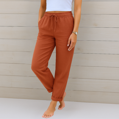 MAYLORA | Premium Breathable Linen Stretch Trousers