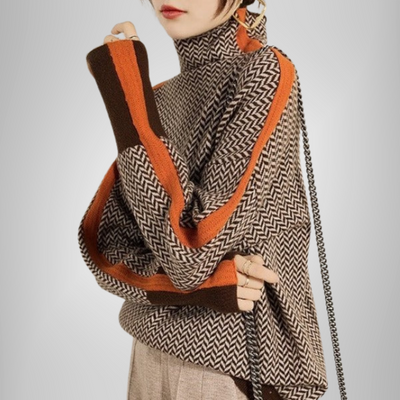 Clarabella – Mélange Turtleneck Sweater
