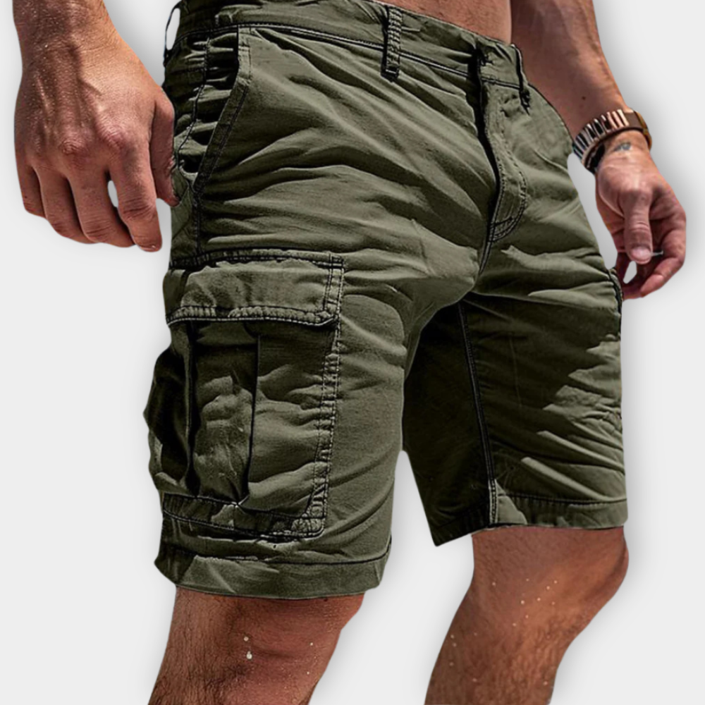 Tharnulf – Cargo Shorts with Flap Pockets