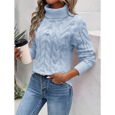 Ziva™ Elegant turtleneck jumper