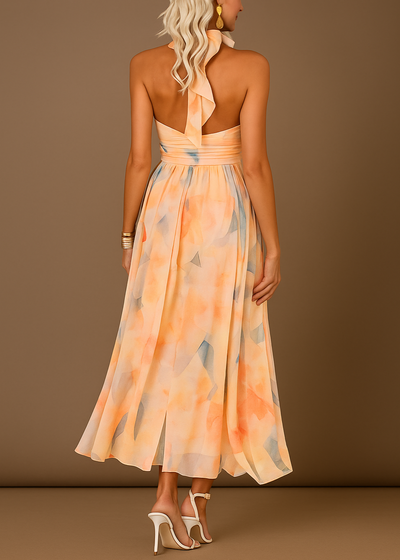 Cheryl |  Pastel Dream Flowing Maxi Dress