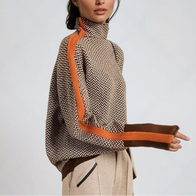 Clarabella – Mélange Turtleneck Sweater