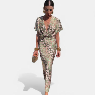 Kendall™ V-Neck Long Dress