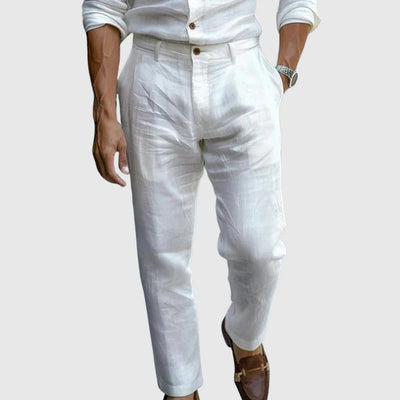 Saint-Tropez Chic Linen Trousers