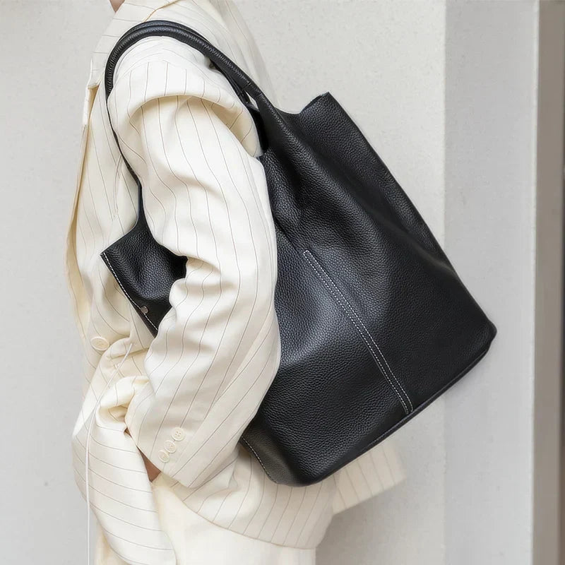 SAGA | LIGHT BLUE BUCKET BAG