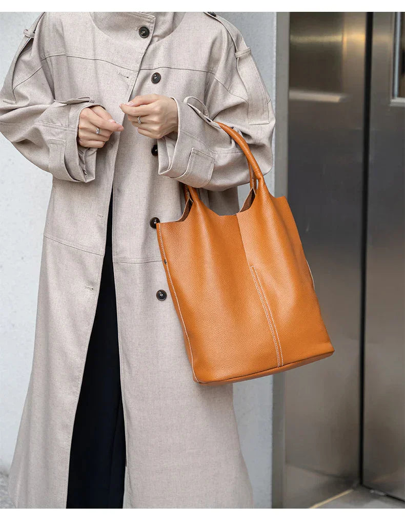 SAGA | LIGHT BLUE BUCKET BAG