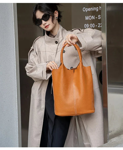 SAGA | LIGHT BLUE BUCKET BAG