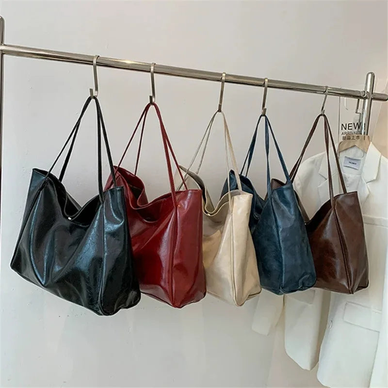 LISA | SPACIOUS BROWN TOTE