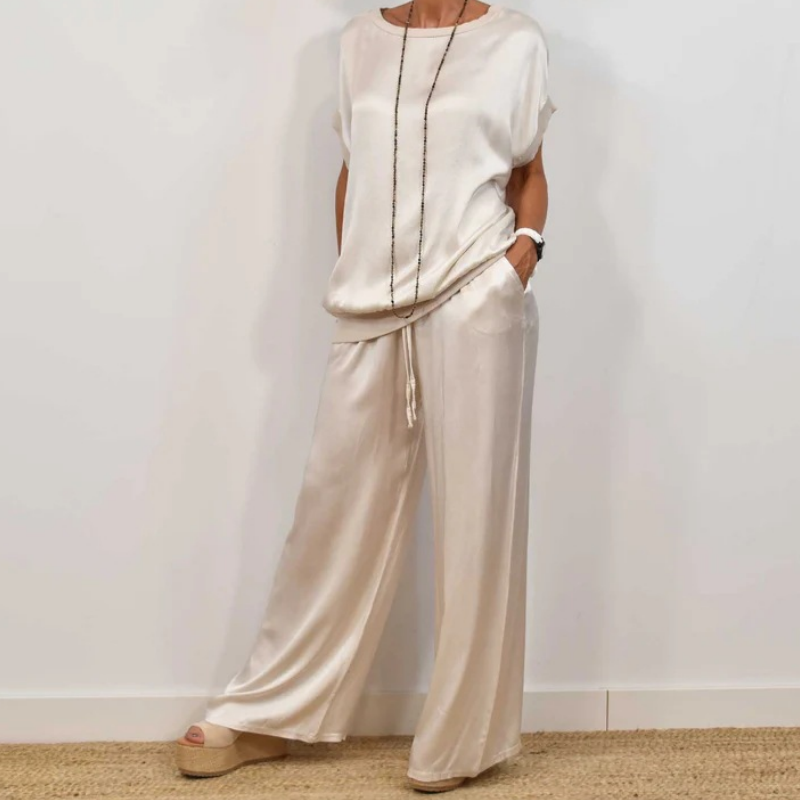 Oceane™ Elegant Loose Shirt Pants Set